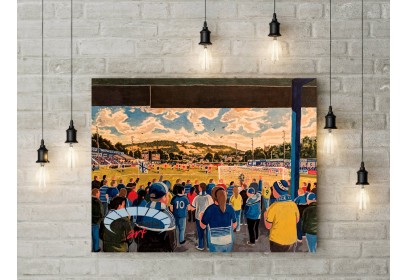 Matlock Town FC Causeway Stadium Wall Art Canvas